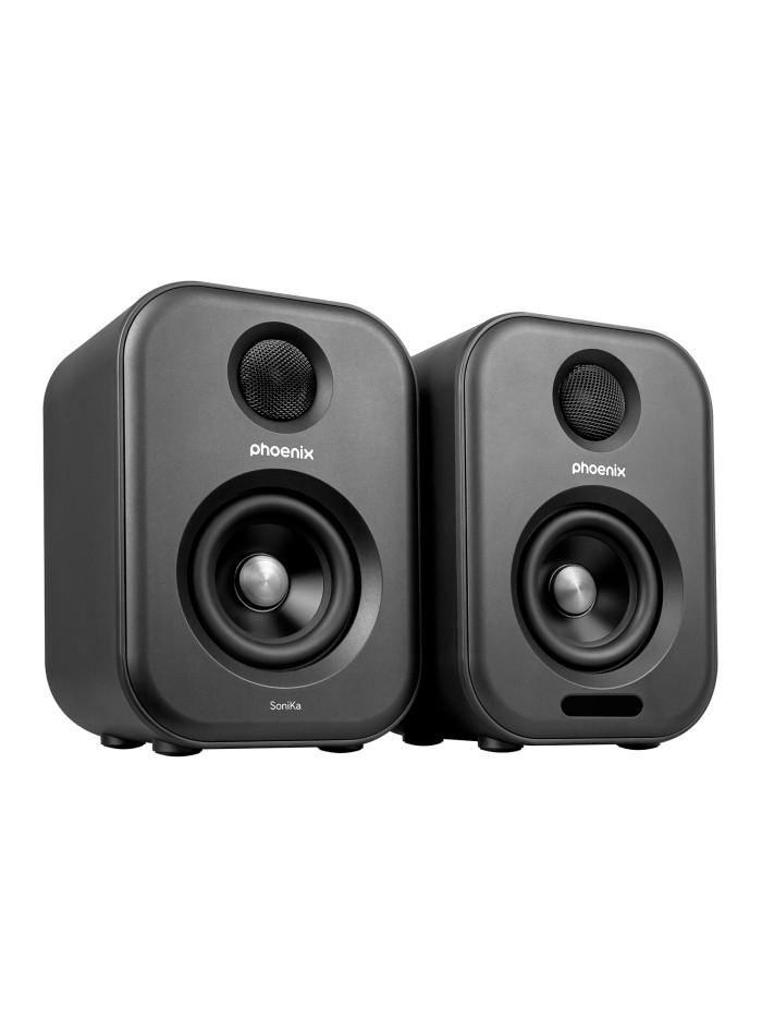 Altavoces de estudio phoenix sonika 50w con bluetooth jack usb para ordenador Altavoces de estudio phoenix sonika 50w con bluetooth jack usb para ordenador