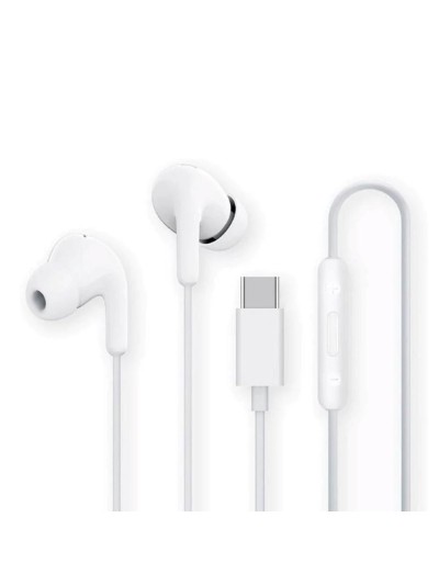 Auriculares xiaomi earphones usb tipo c blanco