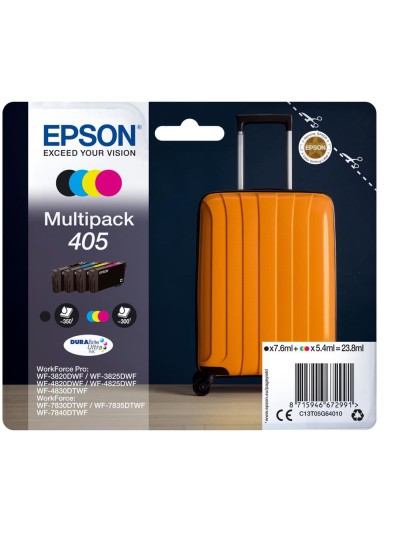 Multipack epson 4 - colours 405 durabrite ultra ink