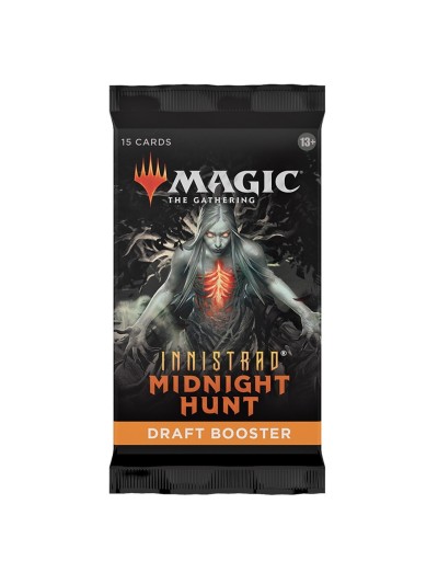 Juego de cartas sobre individual wizards of the coast magic the gathering draft innistrad midnight hunt inglés