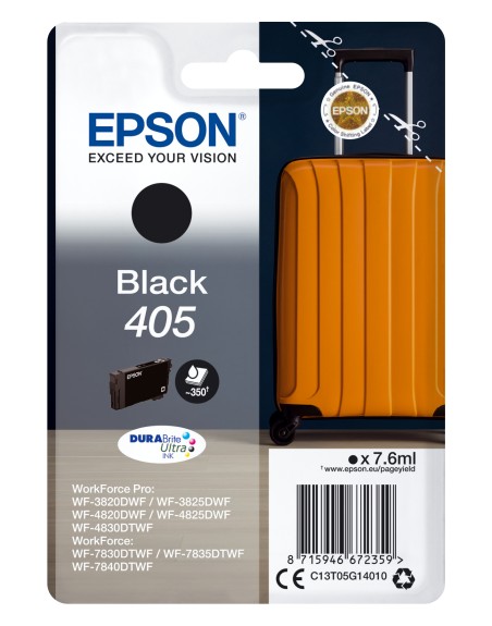 Cartucho tinta epson c13t05g14010 singlepack negro 405 durabrite ultra ink
