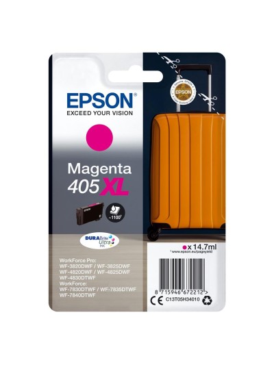 Cartucho epson 405xl durabrite ultra magenta