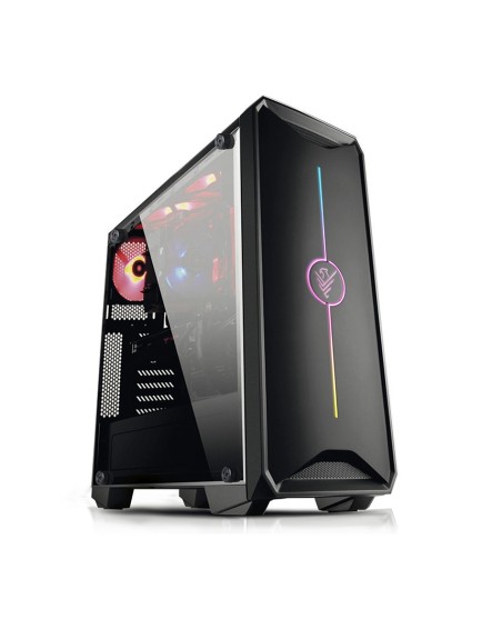 Caja de ordenador atx gaming phoenix factor - zmir ventiladores y controladora incluidos