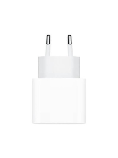 Cargador original apple 20w usb tipo c carga rapida - blanco - no incluye cable