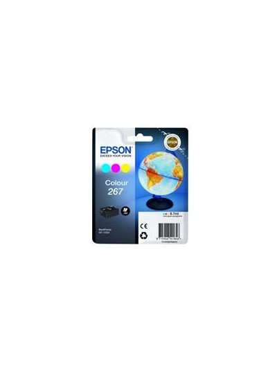Cartucho tinta epson 267 c13t26704010 color wf - 100w - planeta tierra