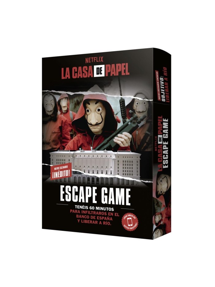 Juego de mesa la casa de papel: escape game 2 edad recomendada 14 años Juego de mesa la casa de papel: escape game 2 edad recomendada 14 años