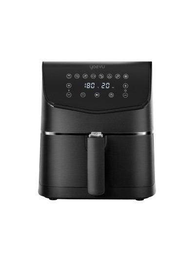 Yoevu freidora de aire 5.5 l 1600w ecofry con cesta