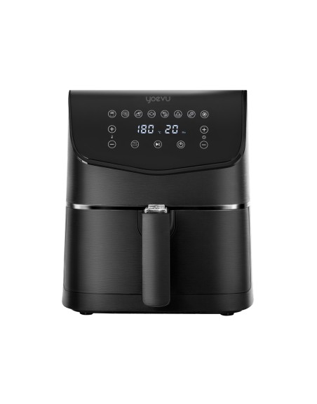 Yoevu freidora de aire 5.5 l 1600w ecofry con cesta
