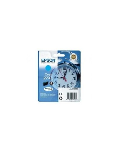 Cartucho tinta epson t271240 27xl cian wf - 3620 - 3460dtwf - dwf - despertador