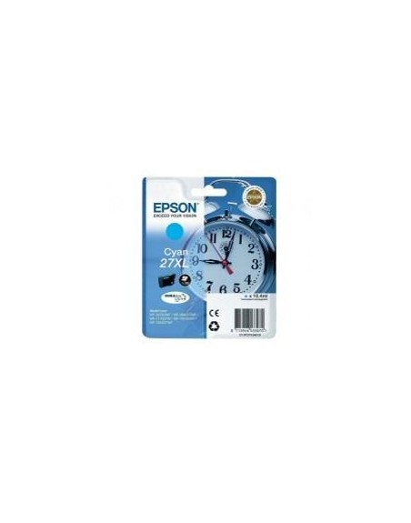 Cartucho tinta epson t271240 27xl cian wf - 3620 - 3460dtwf - dwf - despertador