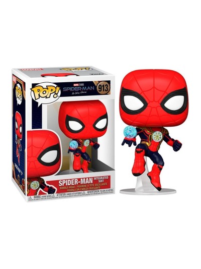 Funko pop marvel spiderman no way home spider - man traje integrado 56829