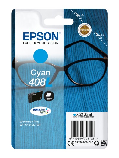 Cartucho tinta epson 408l cian durabrite 408l ultra ink
