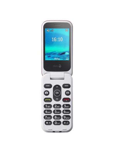 Telefono movil doro 2820 - 2.8 pulgadas - 4g - rojo - blanco