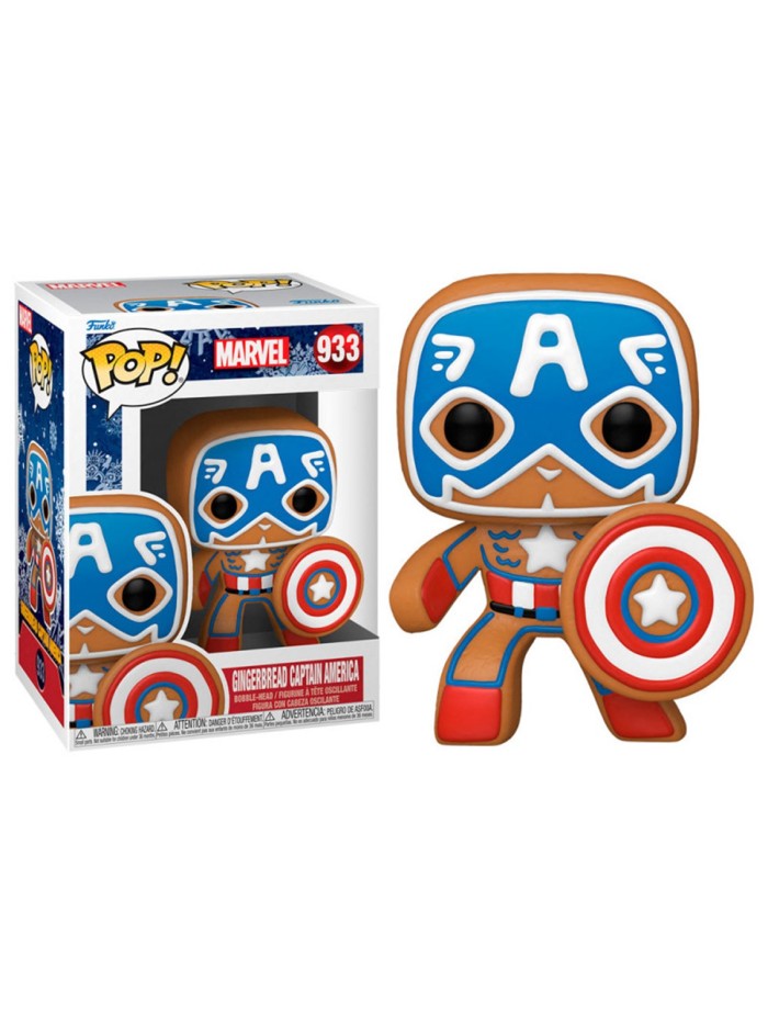 Funko pop marvel navidad galleta jengibre capitan america 50657 Funko pop marvel navidad galleta jengibre capitan america 50657