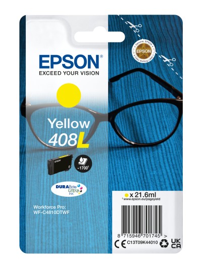 Cartucho tinta epson 408l amarillo durabrite 408l ultra ink