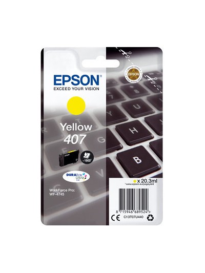 Cartucho tinta epson 407 amarillo