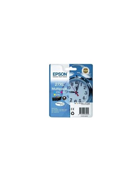 Multipack epson t271540 27xl amarillo cianmagenta wf - 3620 - 3460dtwf - dwf - despertador