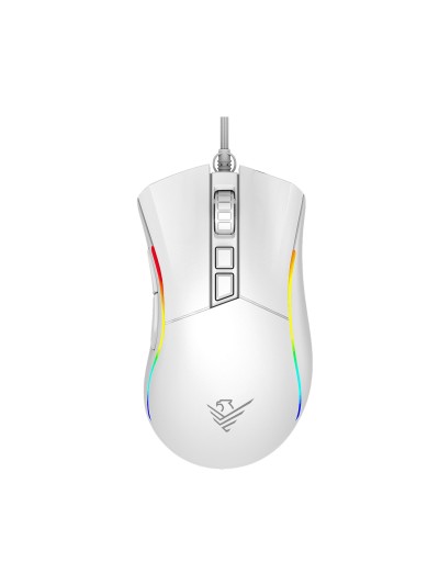 Ratón phoenix gaming void 12000 dpi de alto rendimiento blanco rgb usb configurable