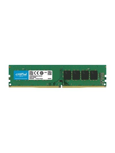 Memoria ram ddr4 8gb crucial - dimm - 2400mhz - pc4 - 19200 - cl 17 - 1.2v