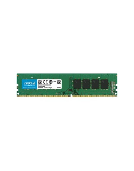Memoria ram ddr4 8gb crucial - dimm - 2400mhz - pc4 - 19200 - cl 17 - 1.2v