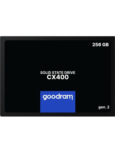 Disco duro interno solido ssd goodram ssdpr - cx400 - 256 - g2 256gb 2.5 pulgadas sata3 cx400