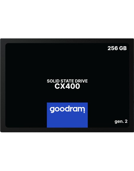 Disco duro interno solido ssd goodram ssdpr - cx400 - 256 - g2 256gb 2.5 pulgadas sata3 cx400