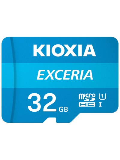 Tarjeta micro sd kioxia 32gb exceria uhs - i c10 r100 con adaptador