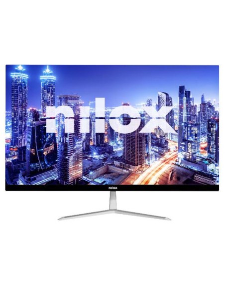 Monitor nilox nxm24fhd01 23.8 pulgadas led fhd hdmi vga negro plata