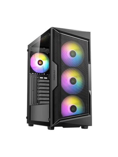 Caja ordenador gaming antex ax61 micro atx argb cristal templado negro