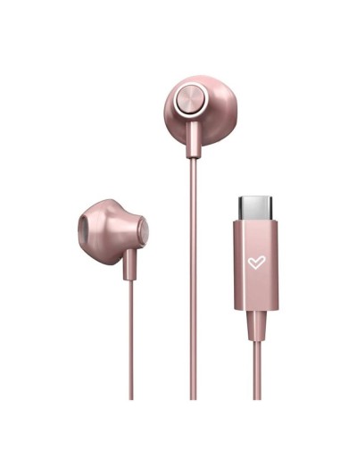 Auriculares energy sistem easypods usb tipo c oro rosa