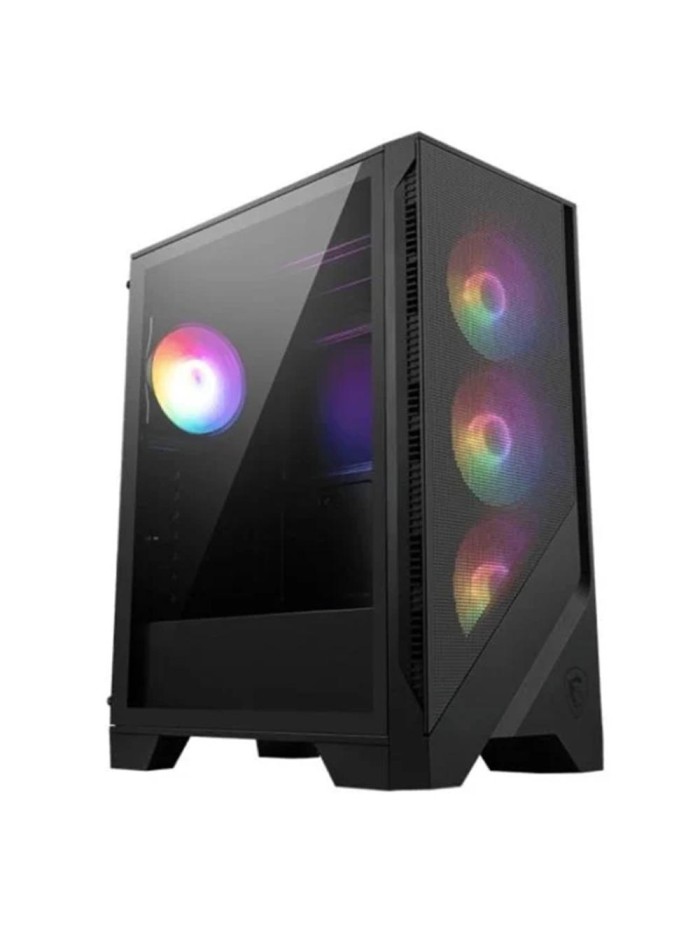 Caja ordenador gaming msi mag forge 121a airflow atx argb cristal templado negro Caja ordenador gaming msi mag forge 121a airflow atx argb cristal templado negro
