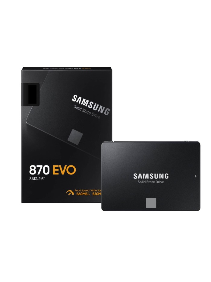 Disco duro interno solido ssd samsung mz - 77e2t0b - eu - 870 evo - 2tb - 2.5 Disco duro interno solido ssd samsung mz - 77e2t0b - eu - 870 evo - 2tb - 2.5