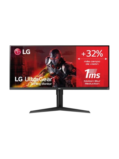 Monitor led curvo lg 34wp65cp 34 pulgadas 3440 x 1440 5ms hdmi display port altavoces gaming
