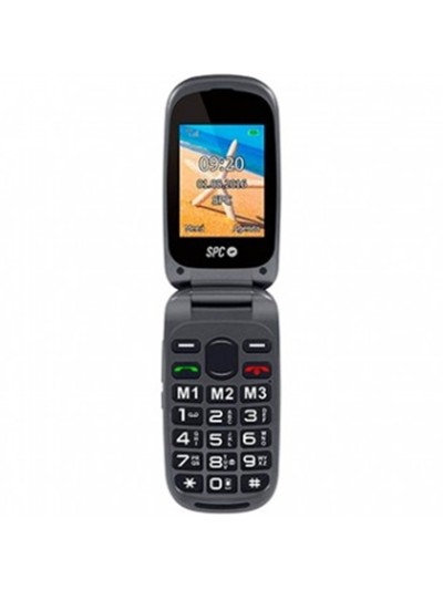 Telefono movilspc harmony black tipo tapa - dual sim - 2.4 pulgadas - microsd - radio fm - bluetooth