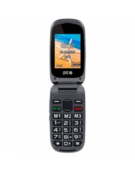Telefono movilspc harmony black tipo tapa - dual sim - 2.4 pulgadas - microsd - radio fm - bluetooth