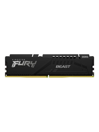 Memoria ram ddr5 32gb kingston - 5200 mhz - pc5 - 41600 - fury beast - cl40 - 1.25v
