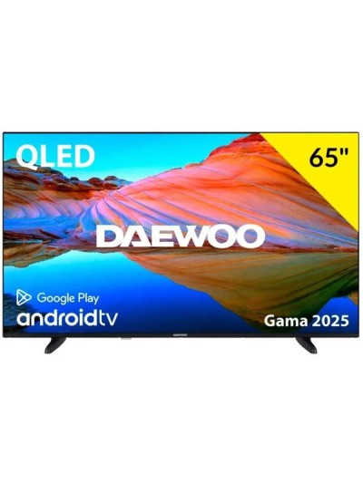 Tv daewoo 65 pulgadas qled 4k uhd - 65dm72uaqp - android tv