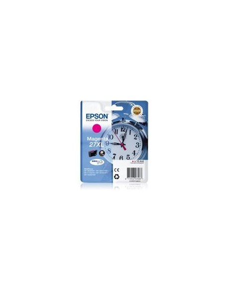 Cartucho tinta epson t271340 magenta 27xl wf - 3000 - wf - 7000 - despertador