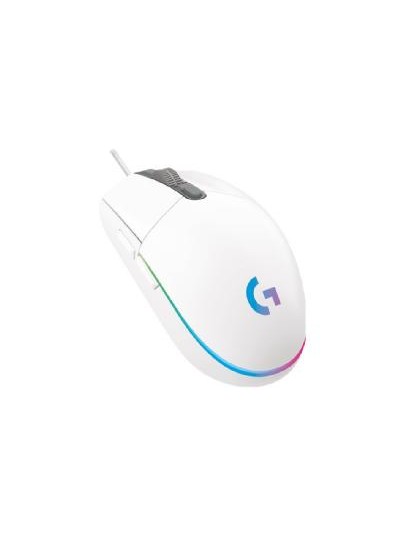 Mouse raton logitech g102 lightsync blanco gaming 8.000 dpi 6 botones