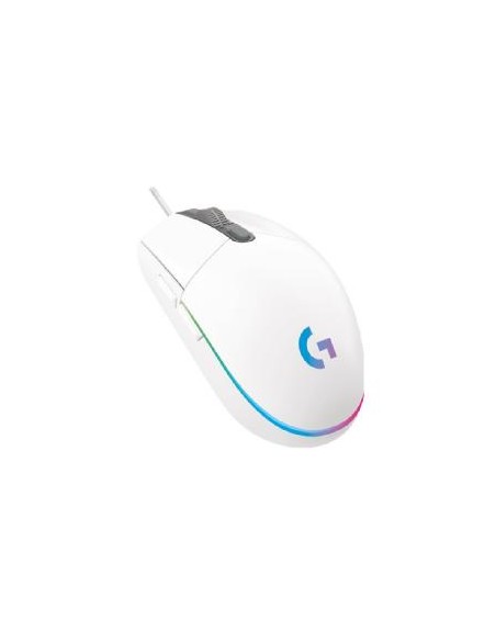 Mouse raton logitech g102 lightsync blanco gaming 8.000 dpi 6 botones