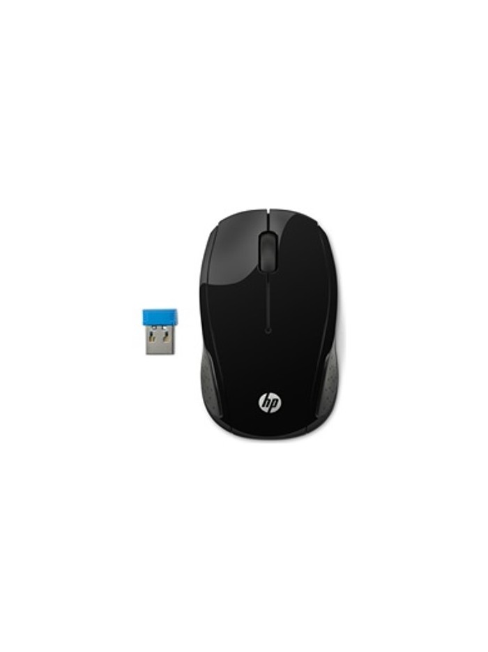 Mouse hp optico 200 inalambrico 1000ppp negro Mouse hp optico 200 inalambrico 1000ppp negro