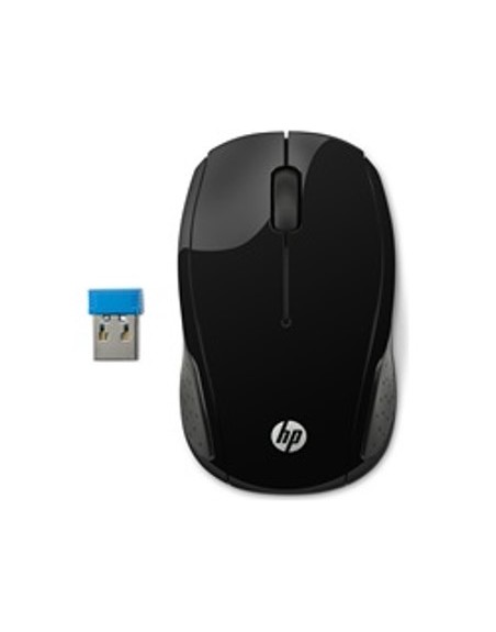 Mouse hp optico 200 inalambrico 1000ppp negro