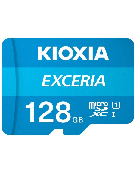 Tarjeta micro sd kioxia 128gb exceria uhs - i c10 r100 con adaptador