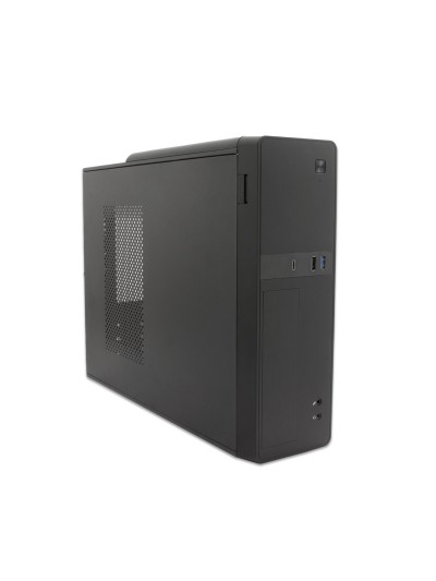 Caja ordenador sobremesa coolbox microatx slim t310 usb - c lector de tarjetas fuente sfx incluida