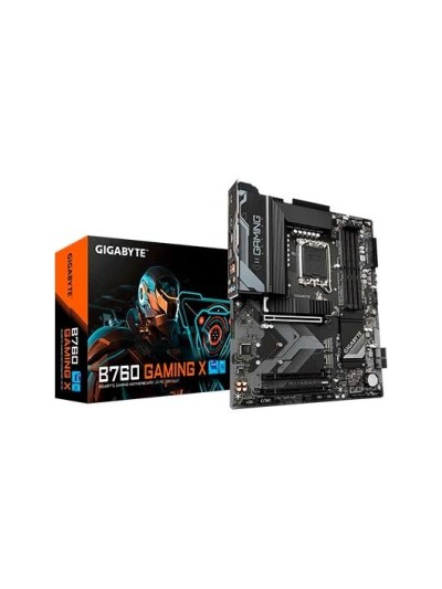 Placa base gigabyte 1700 b760 gaming x atx - 4x ddr5 - 4x sata3 - 2x usb 3.2 - 1x usb tipo c - 5x usb 2.0