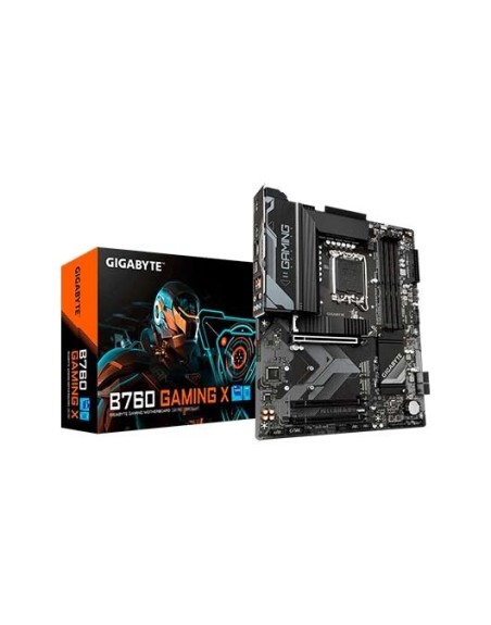 Placa base gigabyte 1700 b760 gaming x atx - 4x ddr5 - 4x sata3 - 2x usb 3.2 - 1x usb tipo c - 5x usb 2.0