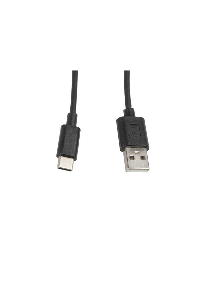 Cable usb lanberg 2.0 macho - usb tipo c macho 1m negro Cable usb lanberg 2.0 macho - usb tipo c macho 1m negro
