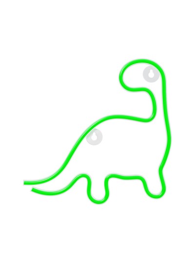 Lampara forever neon led dinosaur green