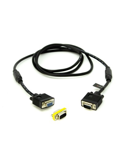 Cable svga d - sub15 de 3 m - m - h con adaptador m - m