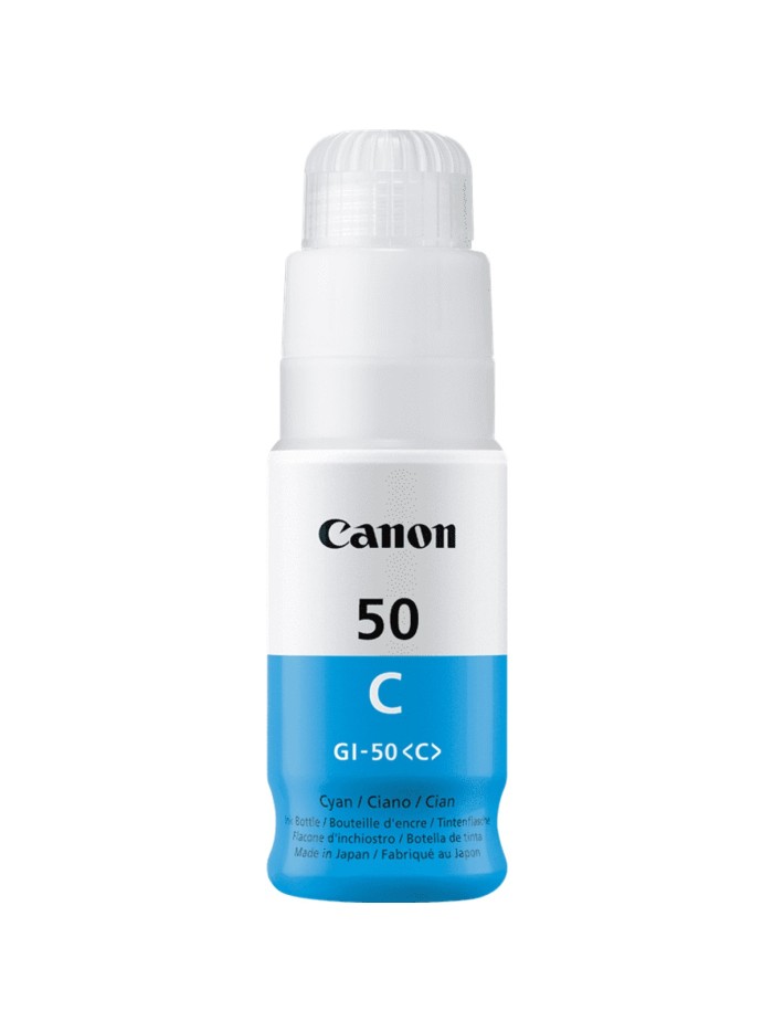 Botella tinta canon gi - 50c cian 7700 paginas Botella tinta canon gi - 50c cian 7700 paginas